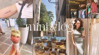 gelato & a new tattoo - self care mini vlog