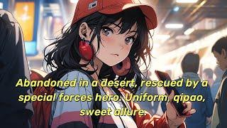 Abandoned in a desert, rescued by a special forces hero. Uniform, qipao, sweet allure.