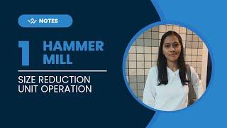 Hammer mill Malayalam/Pharmaceutics/shortest video/class 1