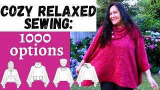 RELAXED SEWING. 1000 CUTE options. With love poncho (Pattern Emporium). 30% OFF sale!