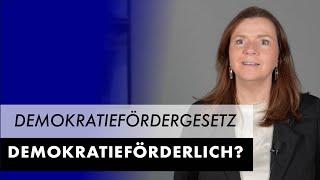 Ist das Demokratiefördergesetz demokratieförderlich?