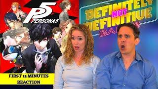 First 15 minutes of Persona 5 Reaction