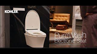 Purewash Electronic Toilet Seat by Kohler - Makes you wish everything was this intelligent