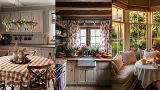 RUSTIC COTTAGE REVERIE: Small Kitchen~Breakfast Nook Harmony Decor Ideas To awaken Artistic Vision