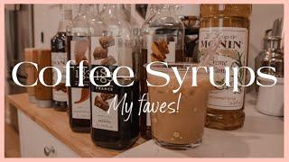 Favorite Coffee Syrups 2023 + Sauces!