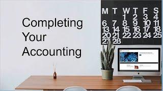 Completing Your Accounting