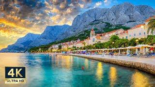 Makarska Riviera Croatia  4K Bike and Walking Tour 2022