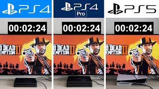 Red Dead Redemption 2 - PS5 vs PS4 Pro vs PS4