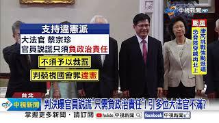 國會改革幾乎"全違憲"! 周萬來轟大法官"限縮立法權"│中視新聞 20241028