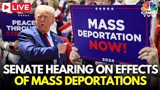 USA LIVE: Senate Committee Hearing on Effects of Trump's Mass Deportations Plan | Trump News | N18G