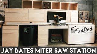 Building the Jay Bates Miter Saw Station Part 1 | Crafted Workshop