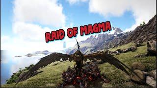 ARK RAID OF MAGMA//АРК РЕЙД МАГМАЗАВРОМ