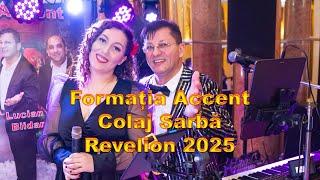 Sarba live colaj -Fetele lui Tata-la Revelion 2025 ,formatia Accent Lucian Blidar & Georgiana Vișoiu