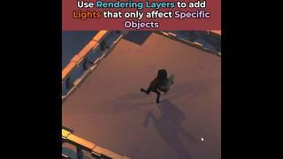 Make Player stand out in Dark scenes - Unity Lighting #UnityTips