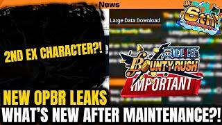 NEW One Piece Bounty Rush Maintenance Break UPDATE LEAKS!! - NEW EX CHARACTER?! | OPBR LEAKS