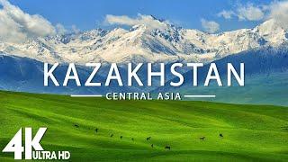 FLYING OVER KAZAKHSTAN (4K UHD) - Relaxing Music Along With Beautiful Nature Videos - 4K Video UHD