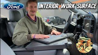 FORD’S NEW INTERIOR WORK SURFACE: How To with Demonstration and Review- 2022 F150