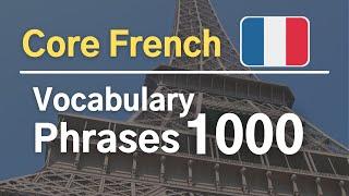 1000 Core French Vocabulary & Phrases  [+PDF]