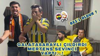 FENERBAHÇELİLER GALATASARAYLI İLE  DERBİYİ İZLERSE GS LI ÇILDIRDI  1-3 (TEPKİ)#FBvGS