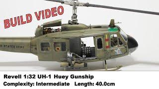 Full Build Video - 1/32 "Huey" Bell UH-1 Gunship (Revell)