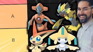 Ranking EVERY Mythical Pokemon Competitively!