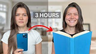 I swapped screen time with reading for 1 week