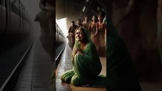 a monkey jumped train in front save a child #Chandni#Chandni#