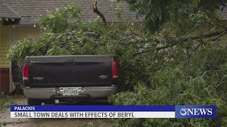 Small town of Palacios deals with effects of Beryl