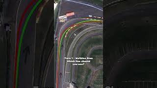 Watkins Glen - Turn 1 Racing Line Analysis
