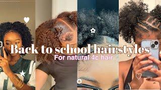 4c hairstyles Tutorial |simple ways to style your natural hair#blackgirlhairstyles#blacktiktok#4c