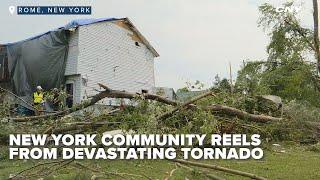 Rome residents reel from devastating tornado that left city in shambles