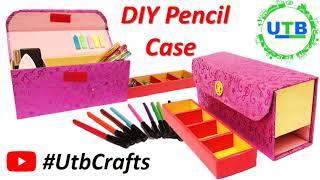 DIY Handmade Things Pencil Case / How to make Pencil Box at home easy for School #02
