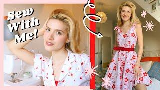 MAKE A DRESS WITH ME | DIY Sewing 