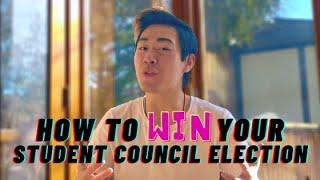 How to WIN your Student Council Election | From a Student Council President