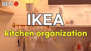 IKEA kitchen organization installation SHOWROOM  shopping in korea vlog ,haul , KOREA VLOG FOOD