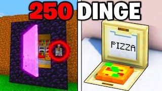 250 DINGE in MINECRAFT die du wirklich BAUEN kannst!