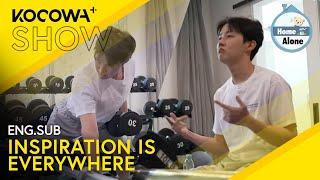 BTS's J-HOPE's Morning Workout Is Full Of Musical Inspiration  | Home Alone EP585 | KOCOWA+