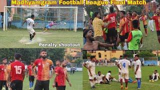 Madhyamgram Football League  Final Match Highlights  Penalty shootout #kg#football#zone #football