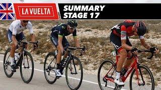 Summary - Stage 17 - La Vuelta 2017