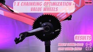 Elves Falath Evo 1x Chainring for 500g Weight Savings & $1500 Cheaper! #wheeltop#elitewheels