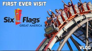 First Ever Visit to SIX FLAGS GREAT AMERICA - Gurnee, Illinois | VLOG [6/6/23]