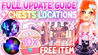 *EASY* FULL GUIDE ALL 10 CHESTS LOCATION + GET ALL BADGES IN DUNGEON & THRONE TOWER! Royale High