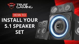 How To Install Your 5.1 Trust Gaming Speaker Set 