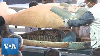 Egypt Showcases Scores of 25,000-Year-Old Coffins