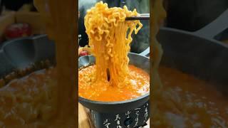 Spicy Cheese Fondue with Korean Ramen