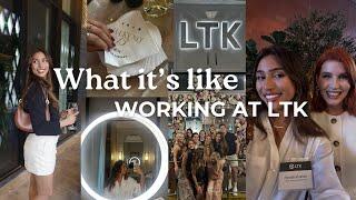 Working at LTK - LTK 13th Anniversary Party in Dallas, Texas