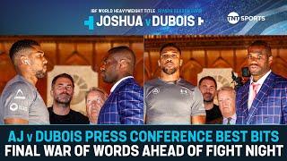 FINAL WAR OF WORDS ‍ AJ v Dubois Press Conference Best Bits From London  #JoshuaDubois