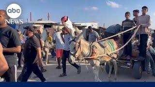 Chaos breaks out at Gaza aid distribution center