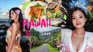 HAWAII: first time in OAHU, EXPLORING the island, what I eat, shopping, beach days, hiking and more