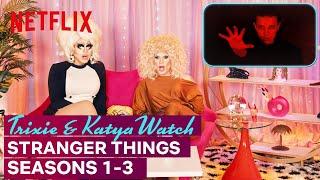 Drag Queens Trixie Mattel & Katya React to Stranger Things | I Like to Watch | Netflix